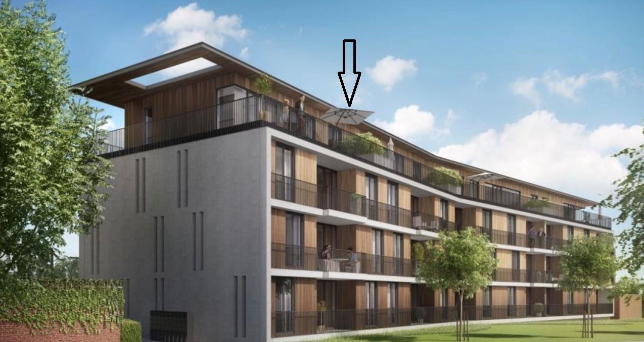 Prachtige 1 slaapkamer penthouse